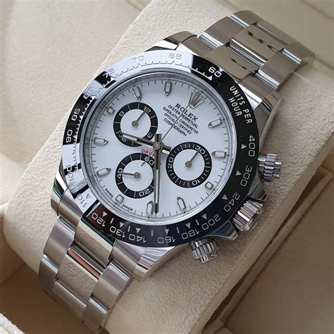 rolex daytona white|Rolex daytona price list.